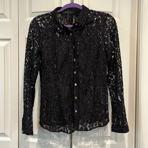 BCBG Maxazria lace top